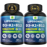 LILICARE Vitamin D3 K2 Calcium Softgels front view