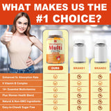 LILICARE Women's Multivitamin Gummies back view with ingredients