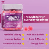 LILICARE Women's Multivitamin Gummies displayed on a kitchen counter