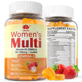 LILICARE Women's Multivitamin Gummies front view with packaging