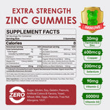 LILICARE Zinc Gummies 30mg close-up of gummies