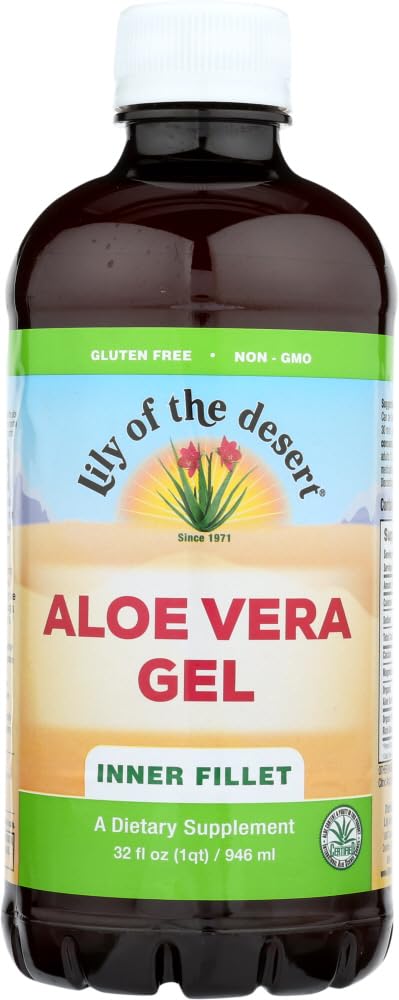 Lily Of The Desert Aloe Vera Gel 32 oz bottle front view