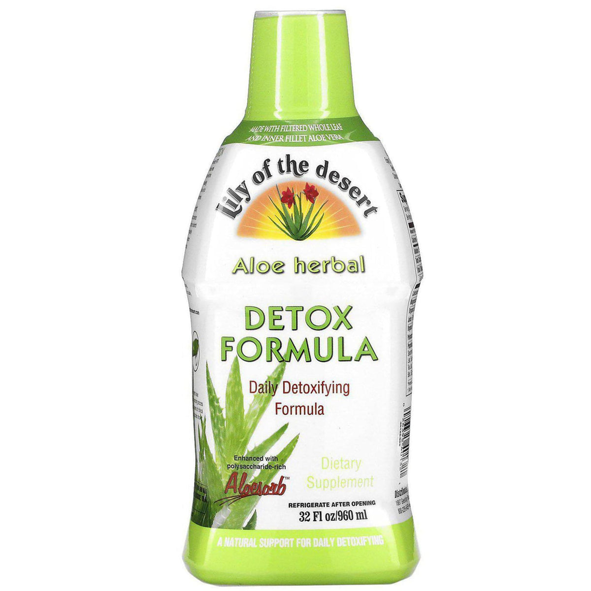 Lily Of The Desert Aloe Vera Herbal Formula 1043g front view