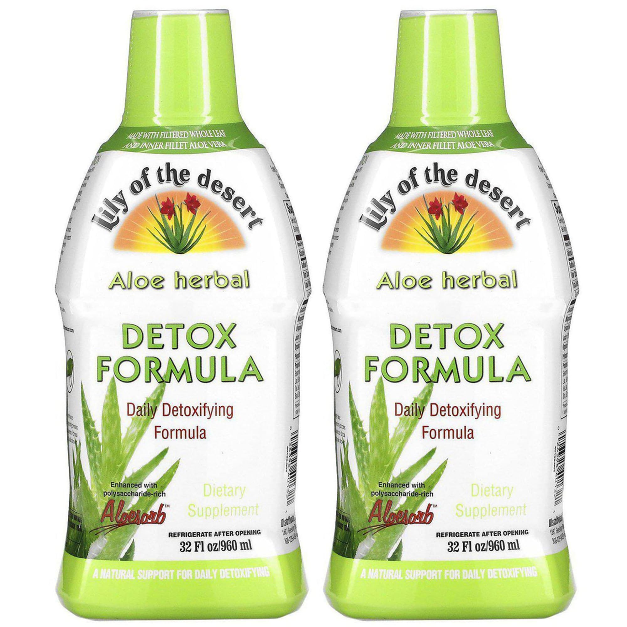 Lily Of The Desert Aloe Vera Herbal Formula front view