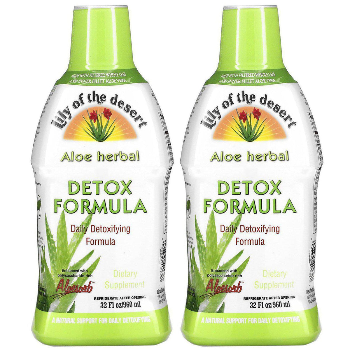 Lily Of The Desert Aloe Vera Herbal Formula front view