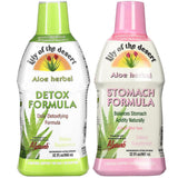Lily Of The Desert Aloe Vera Herbal & Stomach Formula Bundle front view