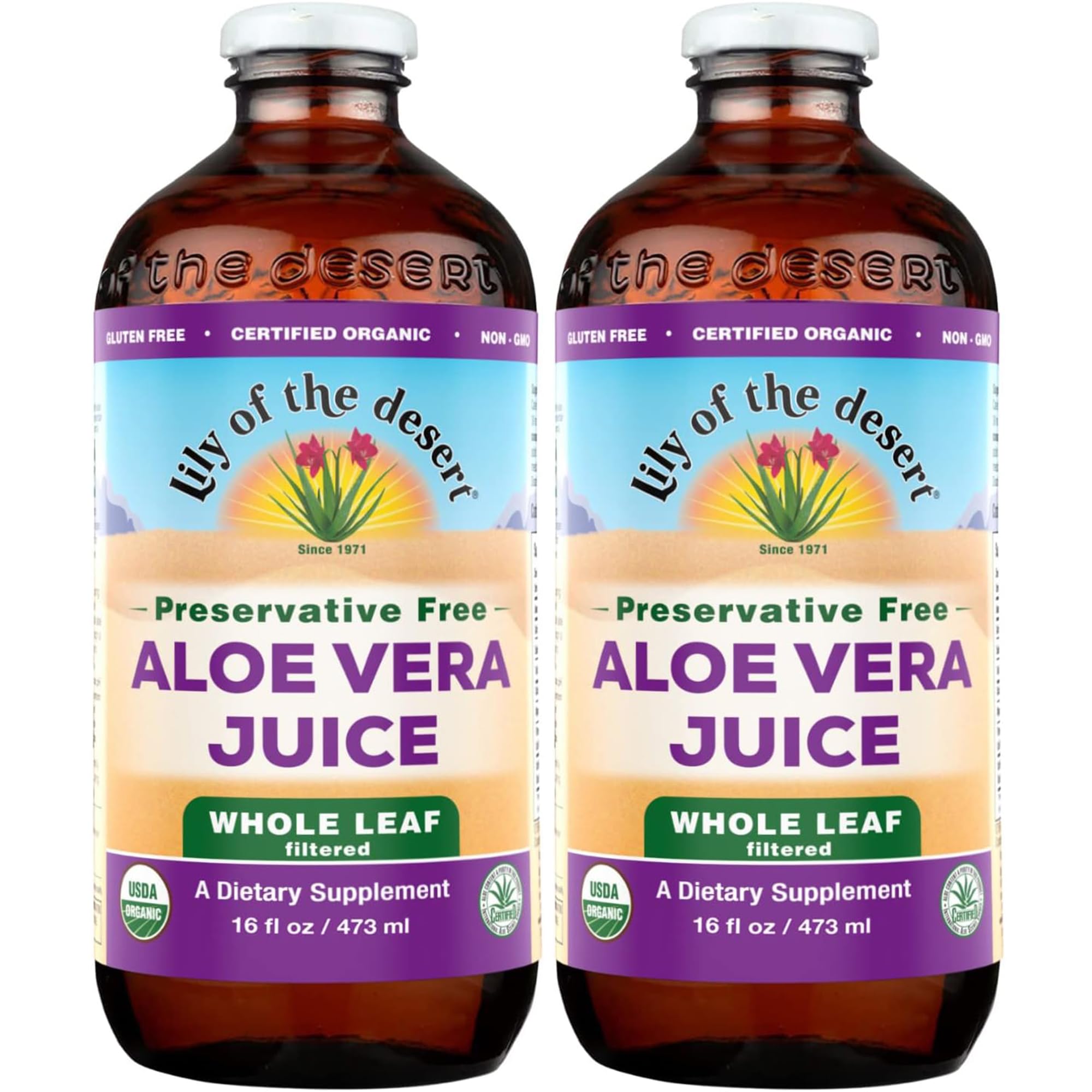Lily Of The Desert Aloe Vera Juice 1842g front view