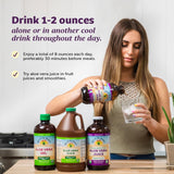 Lily Of The Desert Aloe Vera Juice in a glass