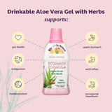 Lily Of The Desert Aloe Vera Stomach Formula 907g label close-up