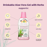 Lily Of The Desert Aloe Vera Stomach Formula side view showing packaging