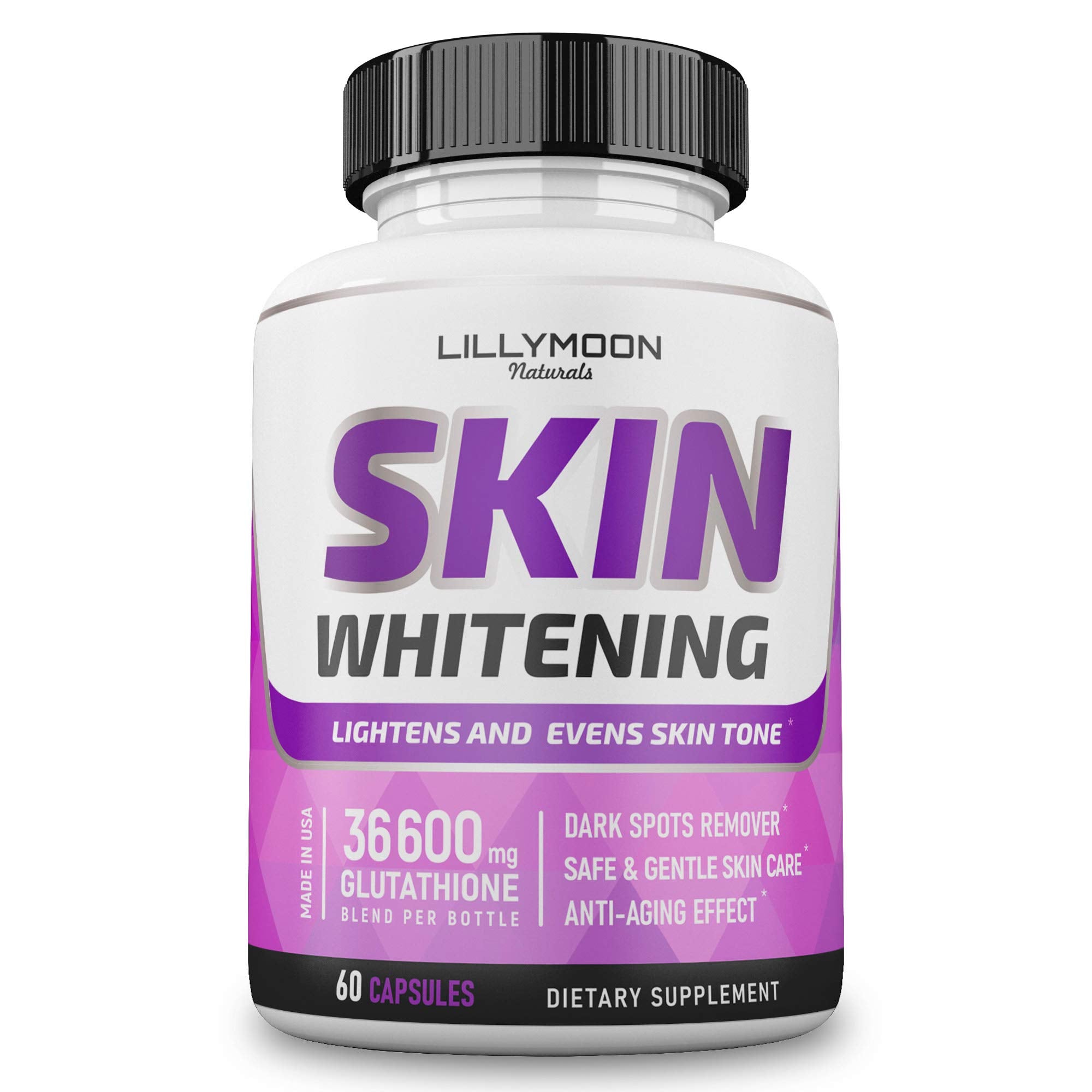 LILYMOON Glutathione Whitening Pills 60 Capsules front view