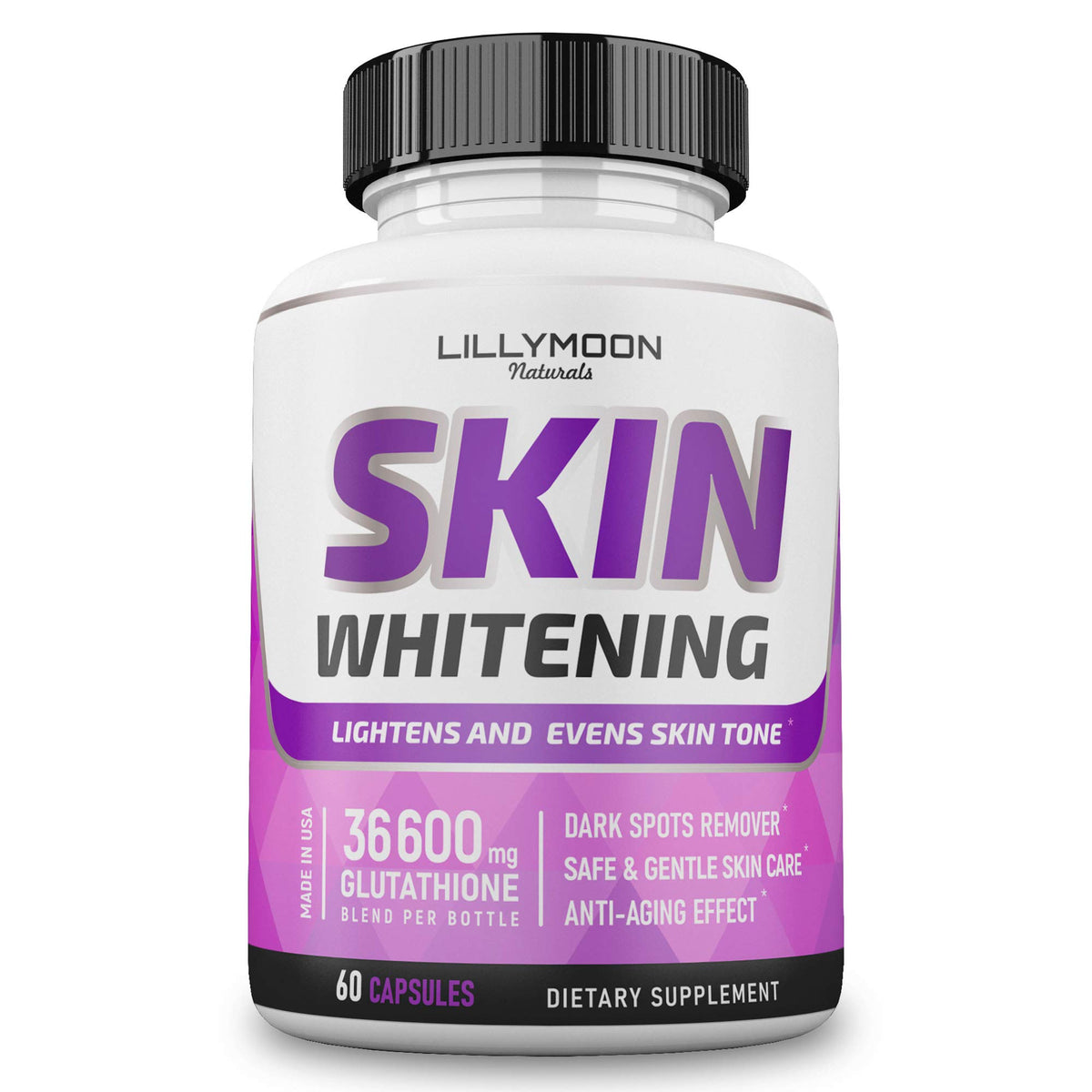 LILYMOON Glutathione Whitening Pills 60 Capsules front view