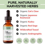 LIMELIGHT HERBALS Tick Formula Tincture 118g dropper close-up