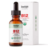 LIMELIGHT HERBALS Vitamin B12 bottle with dropper