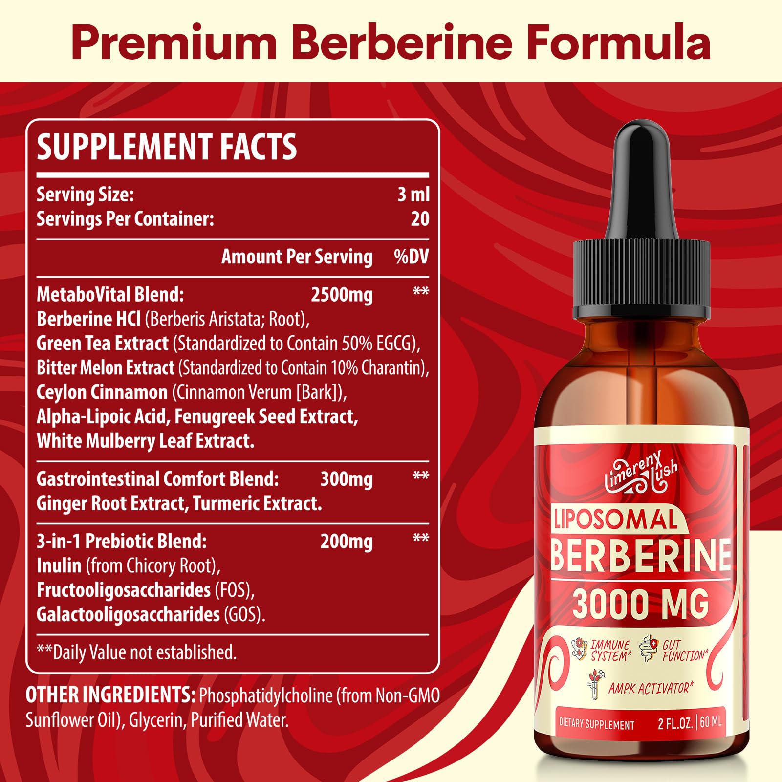 LimerenxLush Liposomal Berberine Drops lifestyle scene