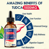LimerenxLush TUDCA Liver Support Liquid Drops bottle side view