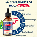 LimerenxLush TUDCA Liver Support Liquid Drops bottle with label