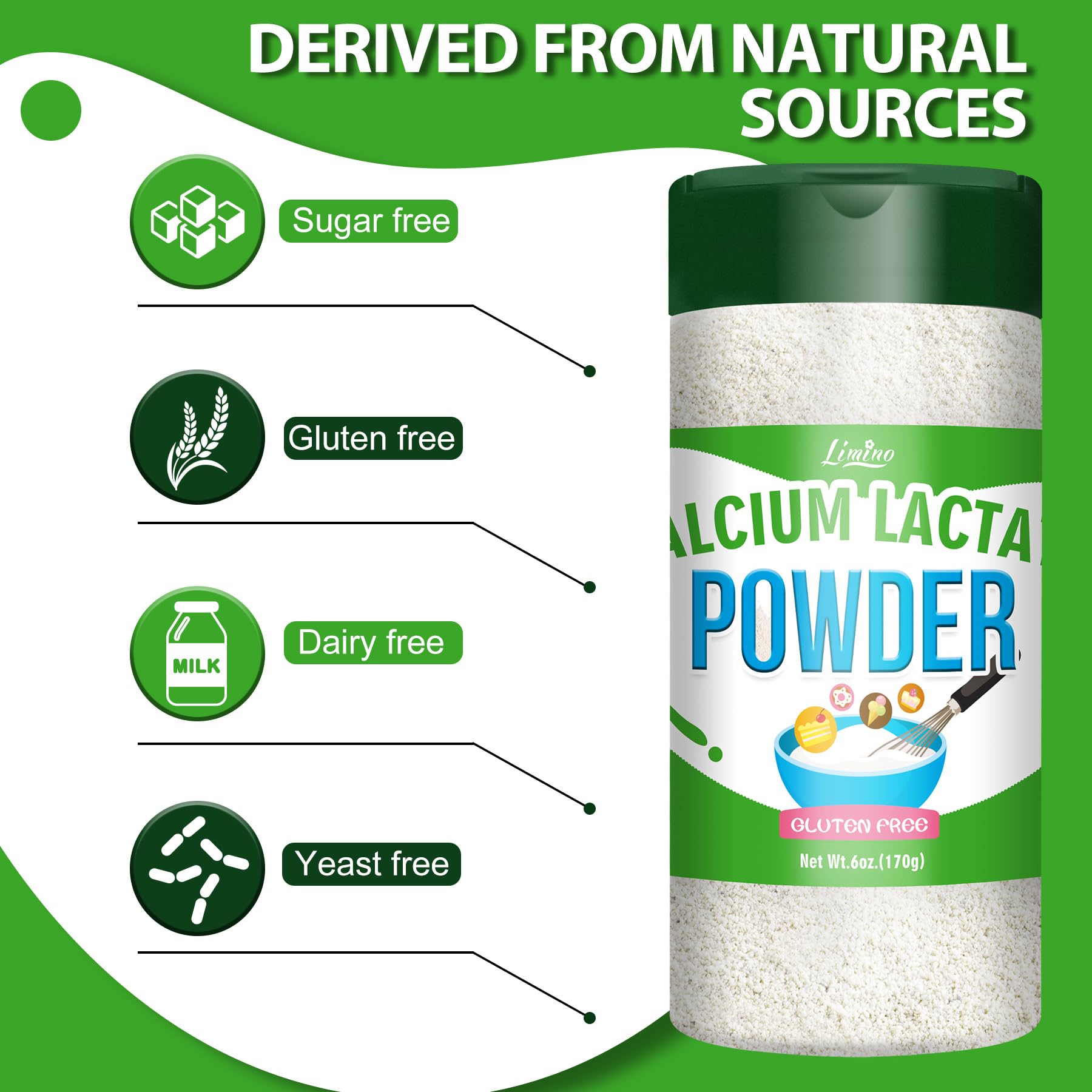 Limino Calcium Lactate in a baking setting