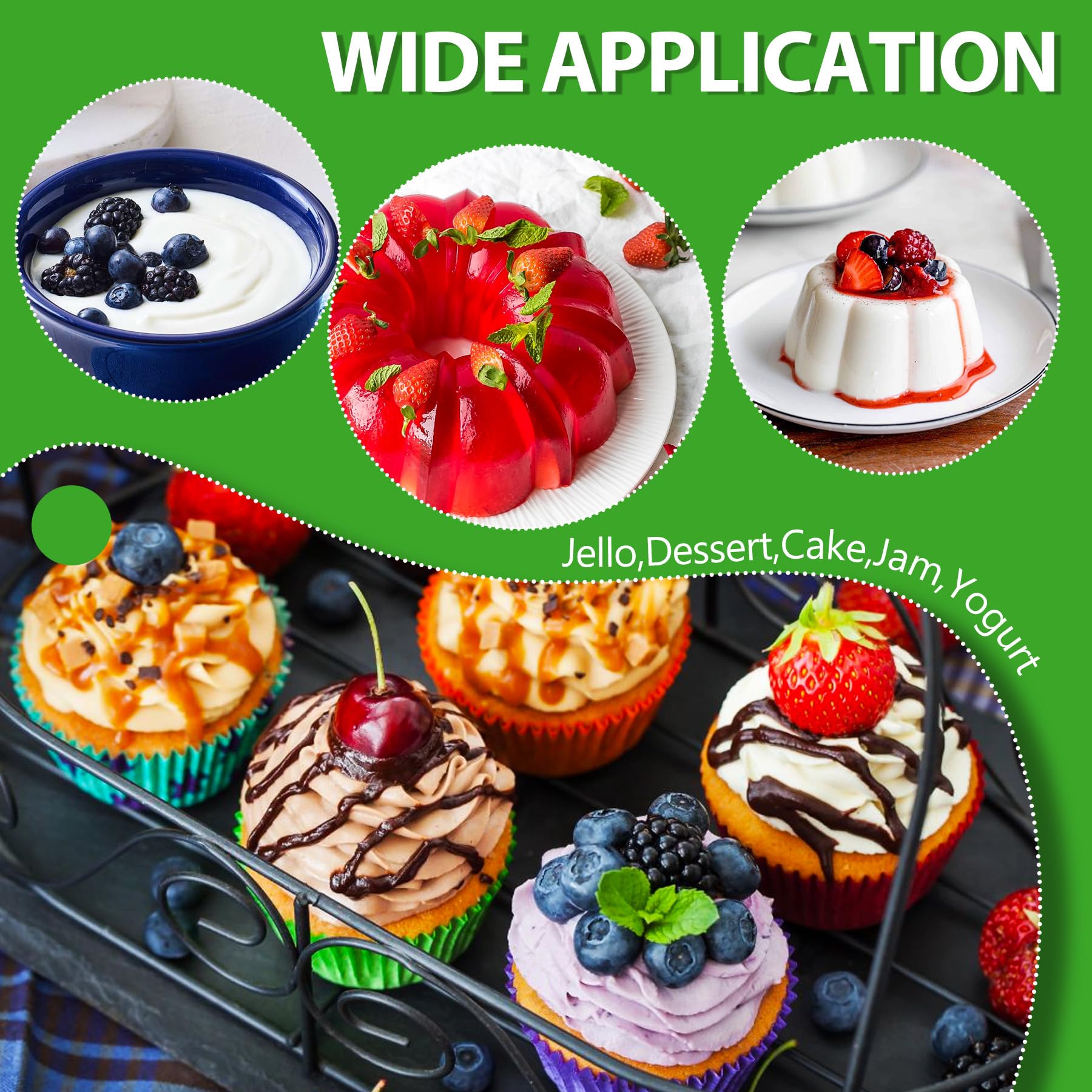 Limino Calcium Lactate used in gel food preparation