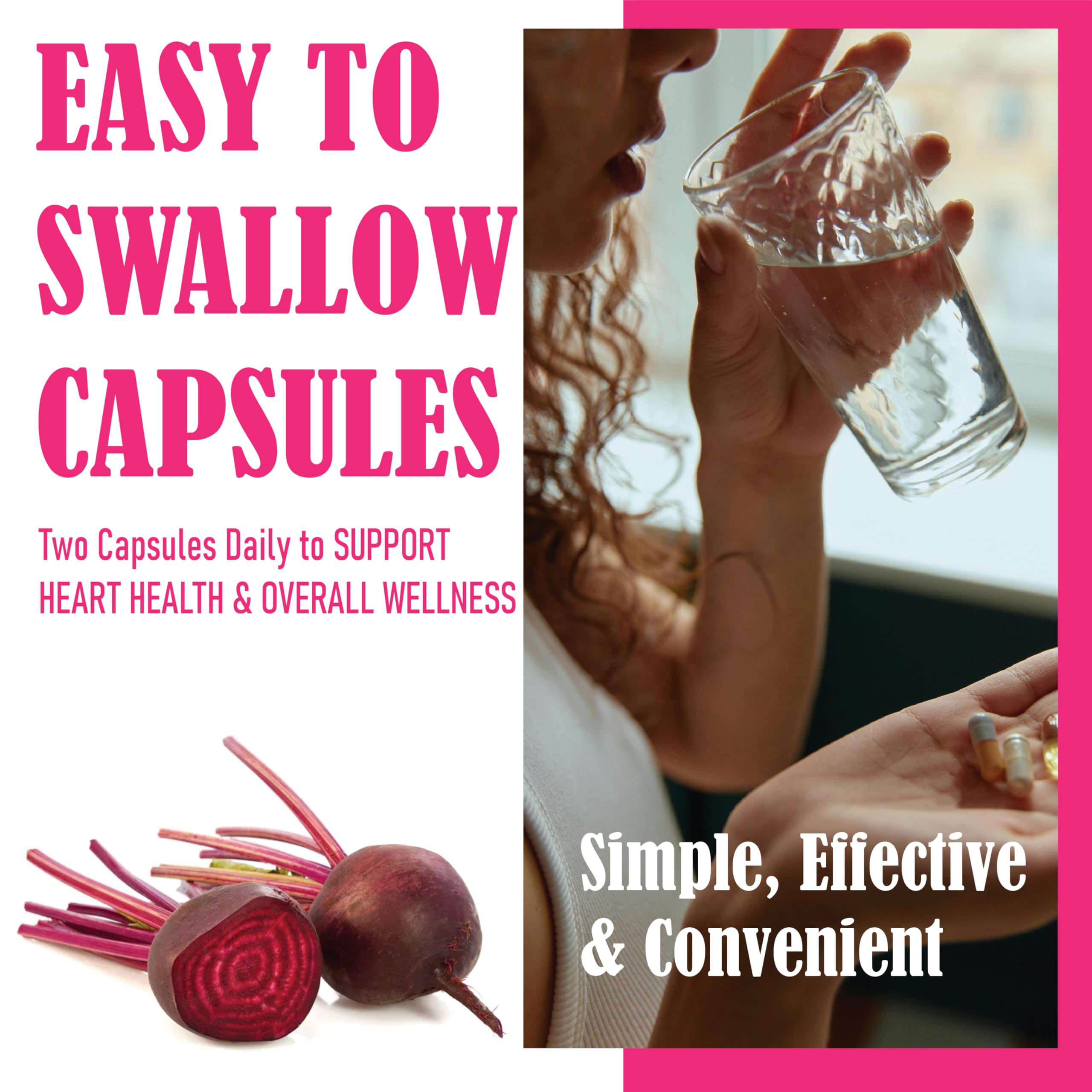 LIMYGOO Beet Root Capsules bottle with cap