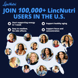 LincNutri Cellular Energy Blend product on a wooden table