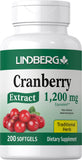 LINDBERG Cranberry Softgels 200 count bottle front view