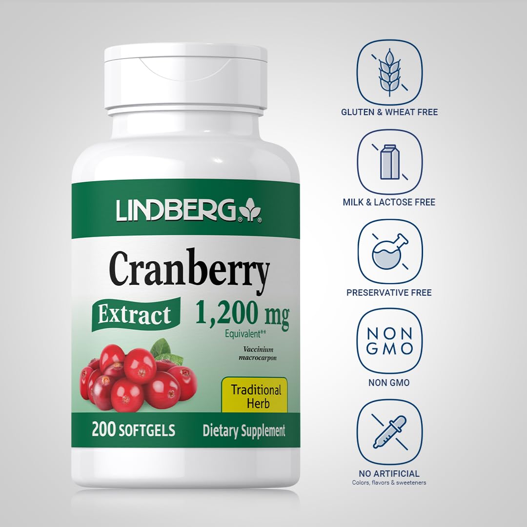LINDBERG Cranberry Softgels ingredients list