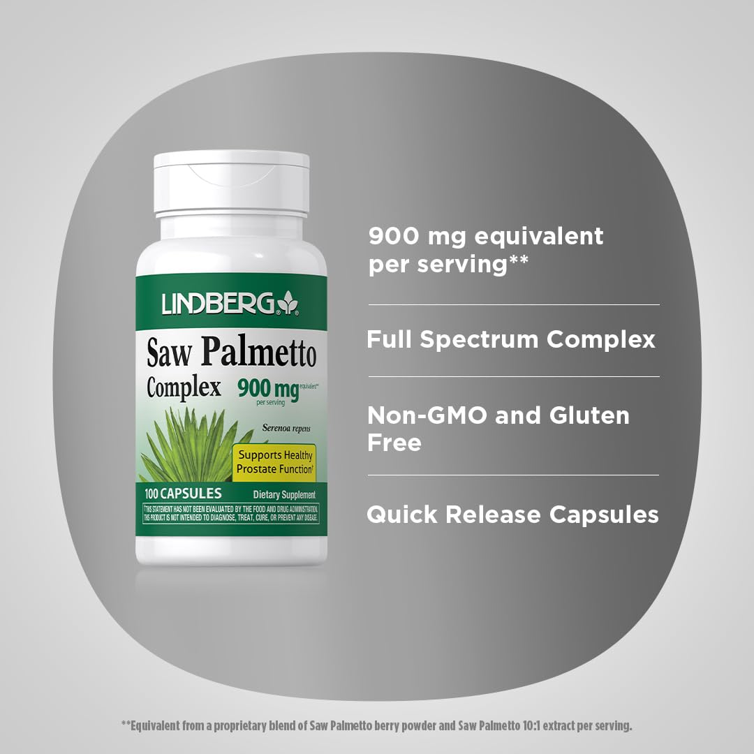 Lindberg Saw Palmetto bottle side view