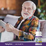 Lindberg Saw Palmetto Capsules lifestyle shot on a kitchen counter