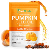 Linizanjiiy Pumpkin Seed Oil Capsules 300 softgels front view