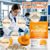 Linizanjiiy Pumpkin Seed Oil Capsules with saw palmetto blend