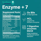 LionHeart Supplements Enzyme +7 90 Tablets close-up of tablets