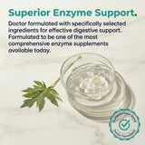 LionHeart Supplements Enzyme +7 90 Tablets on kitchen counter