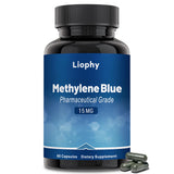Liophy Methylene Blue Capsules front view with packaging