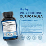 Liophy Methylene Blue Capsules open bottle with capsules visible