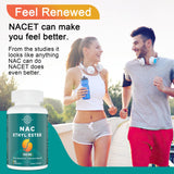 lipmaxmall NACET Supplement bottle with a natural background