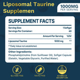 lipmaxmall Taurine 1000mg Softgels packaging