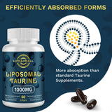 lipmaxmall Taurine 1000mg Softgels with measuring spoon