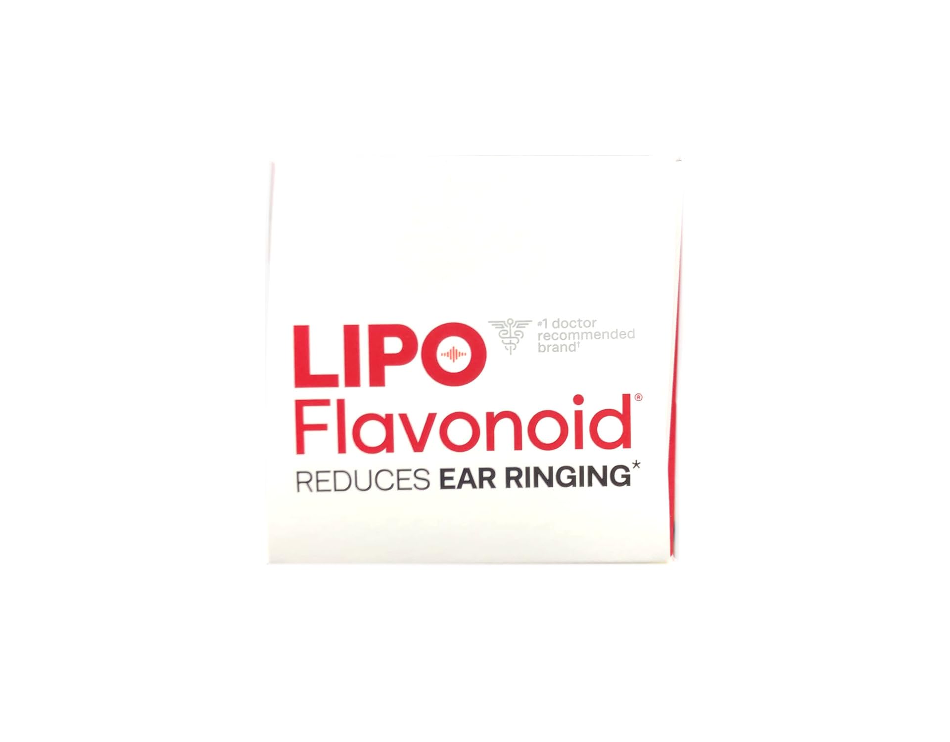 Lipo-Flavonoid Ear Ringing Supplement with a measuring spoon