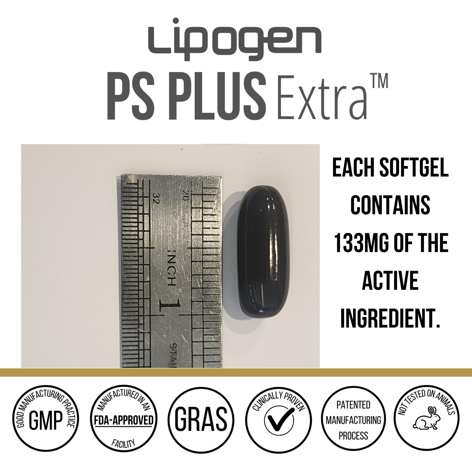 Lipogen PS Plus Extra Brain Supplement 150g ingredients list