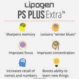 Lipogen PS Plus Extra Brain Supplement 150g packaging