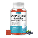 Liqherb Focus & Energy Gummies front view with packaging