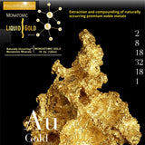 Liquid Gold ORMUS Monoatomic Gold Supplement 4 oz with measuring spoon