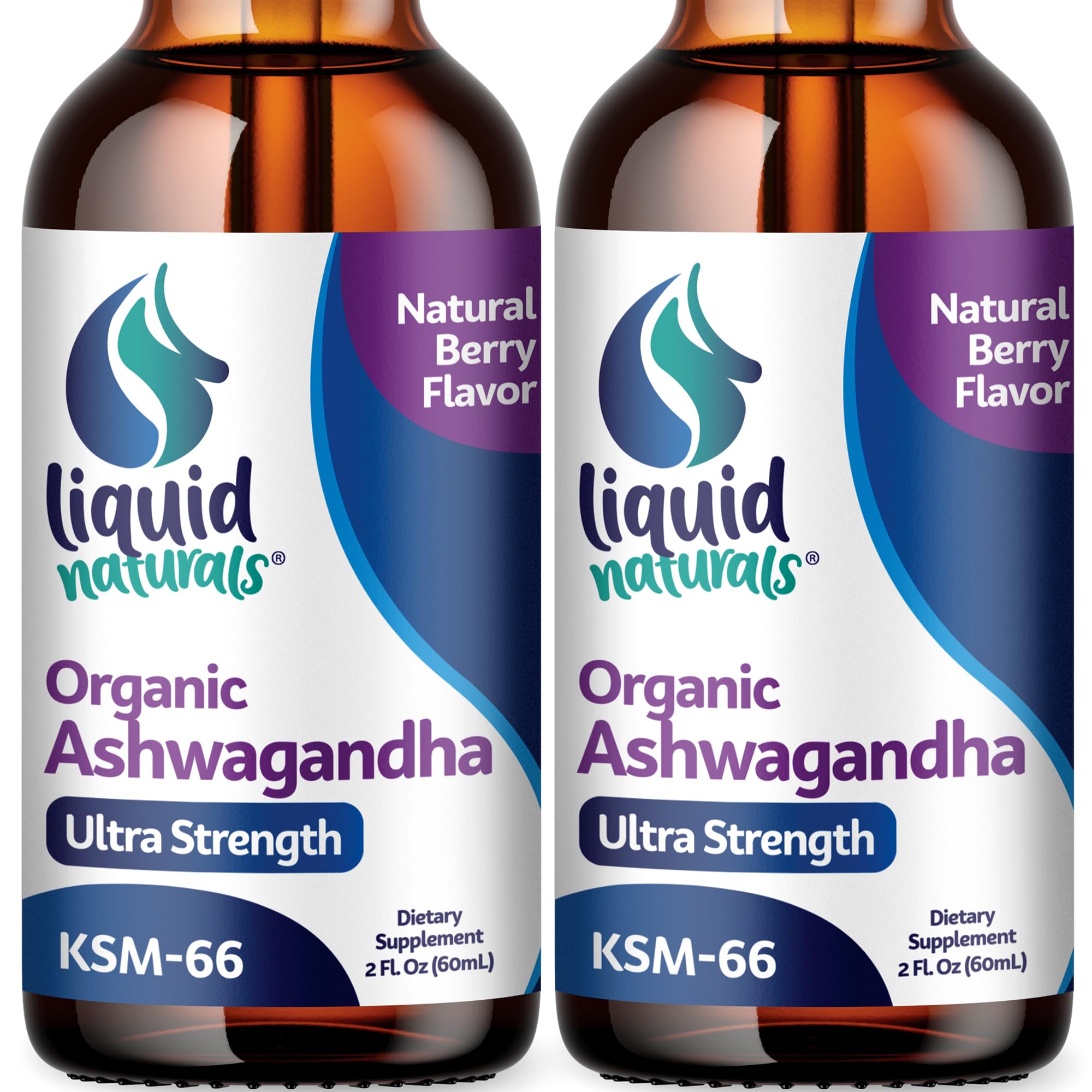 Liquid Naturals Ashwagandha Drops 2000mg front view