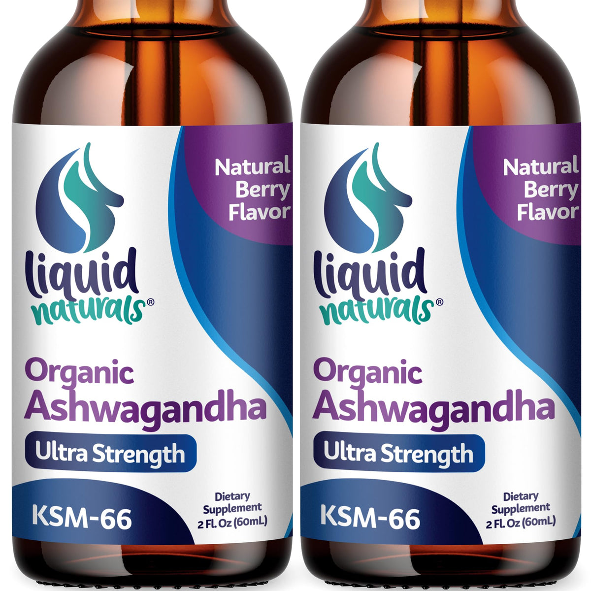 Liquid Naturals Ashwagandha Drops 2000mg front view