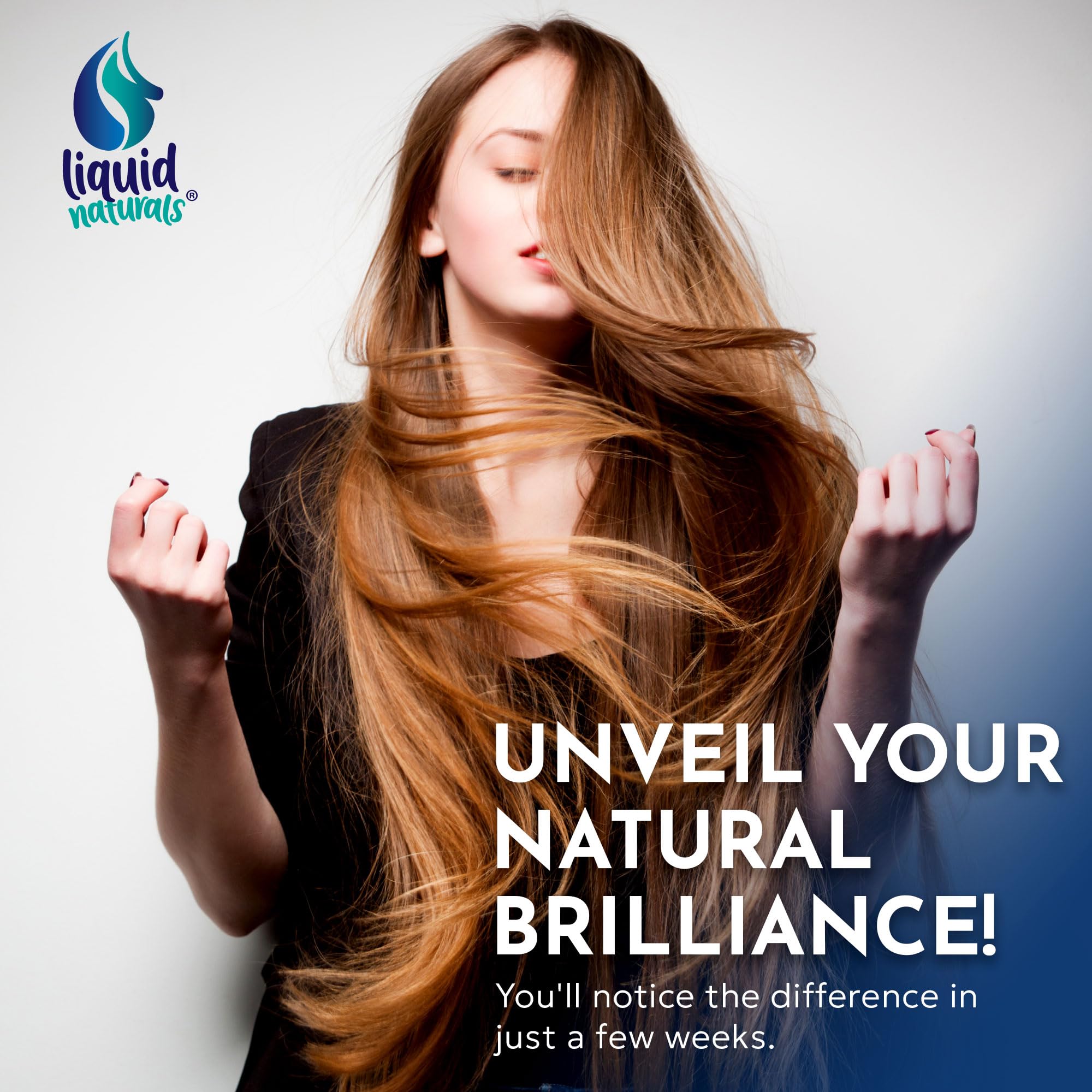 Liquid Naturals Collagen Supplement bottle and dropper