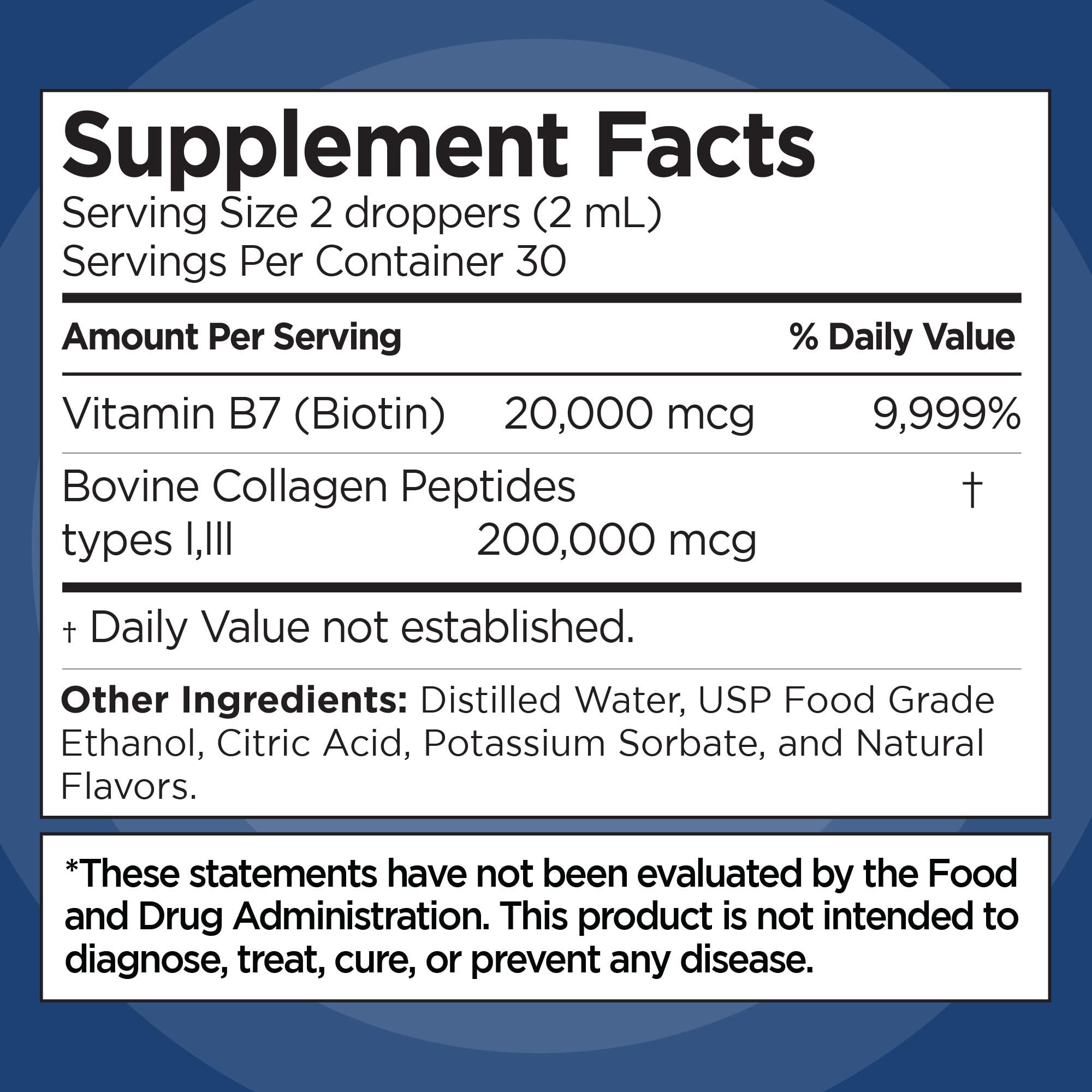 Liquid Naturals Collagen Supplement vanilla cream flavour
