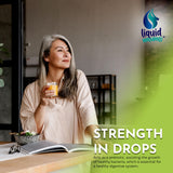 Liquid Naturals Sea Moss Drops 227g on a kitchen counter