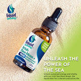 Liquid Naturals Sea Moss Drops 227g packaging details