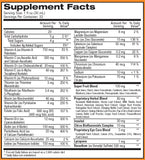 Liquid ReViva Multivitamins packaging and nutritional information